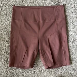 Girlfriend Collective Acorn bike shorts pink size XL